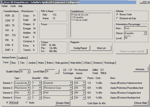 Leladi's Equipment Configurator (Cliquez pour agrandir)